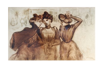 Lot 345 - Steinlen (Theophile Alexandre)  La Sortie des...