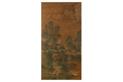 Lot 272 - LI ZHAODAO (follower of, 675 – 758). PALACE LANDSCAPE.