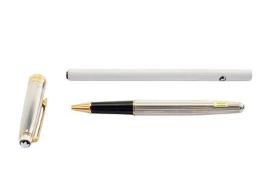 Lot 287 - A German Montblanc Meisterstuck silver...