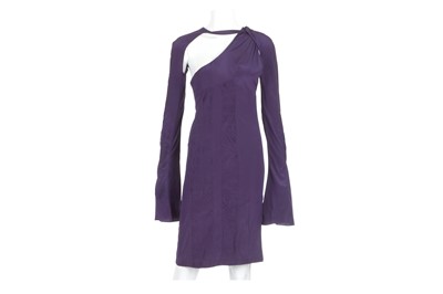Lot 337 - Tom Ford for Gucci Purple Silk Dress, c. 2004,...