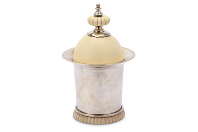 Lot 134 - A RARE CHRISTIAN DIOR OSTRICH EGG ICE PAIL,...