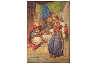 Lot 95 - BRITISH SCHOOL (C.1871) Musicians Dated 1871...