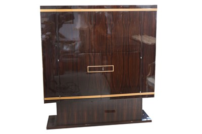 Lot 397 - BELGIUM: An Art Deco Cocktail Cabinet, c.1930,...