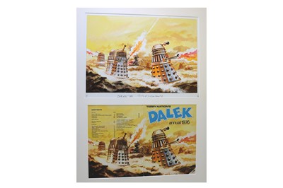 Lot 313 - Nation (Terry) ARR Dalek annual 1976, original...