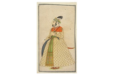 Lot 291 - A PORTRAIT OF MAHARAJA JAGAT SINGH II OF MEWAR