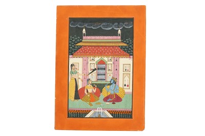 Lot 274 - KRISHNA AND RADHA