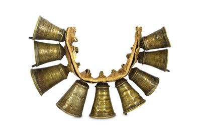 Lot 269 - A LATE 19TH CENTURY INDIAN COLLAR WITH INDIAN...