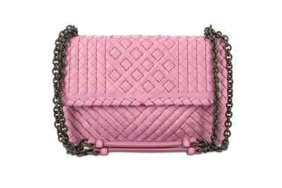 Lot 355 - Bottega Veneta Small Boutis Pink Olimpia Bag,...