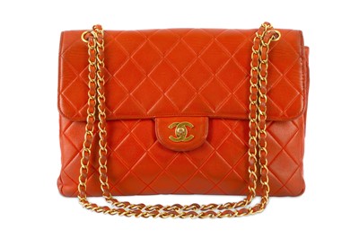 Lot 385 - Chanel Red Double Sided Classic Flap Bag,...