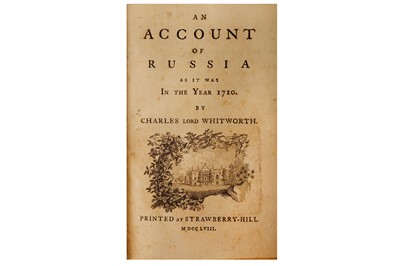 Lot 138 - Strawberry Hill Press.- Whitworth (Lord...