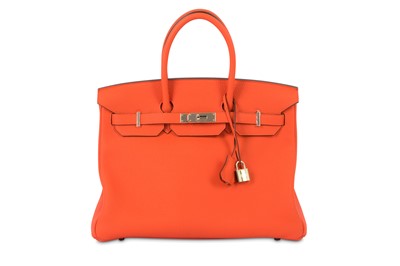 Lot 387 - Hermes Capucine Clemence Taurillon Birkin 35,...