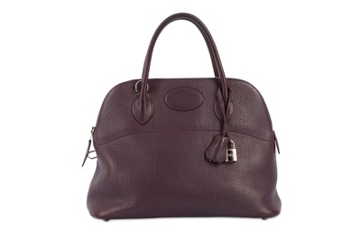 Lot 342 - Hermes Raisin Clemence Bolide 32, c. 2007,...