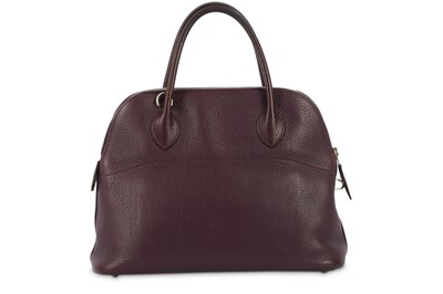 Lot 342 - Hermes Raisin Clemence Bolide 32, c. 2007,...