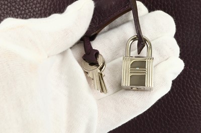 Lot 342 - Hermes Raisin Clemence Bolide 32, c. 2007,...