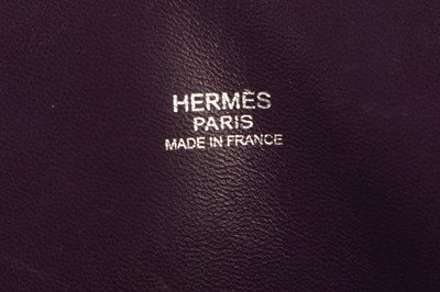 Lot 342 - Hermes Raisin Clemence Bolide 32, c. 2007,...