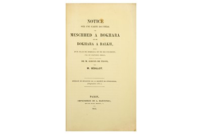 Lot 137 - Sédillot (Louis Amélie) Notice sur une carte...