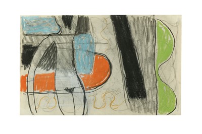 Lot 155 - ROGER HILTON (1911-1975) Composition with Nude...