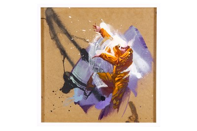 Lot 713 - Sepe (Polish b.1982) 'Crash Test 3' 2015 Mixed...