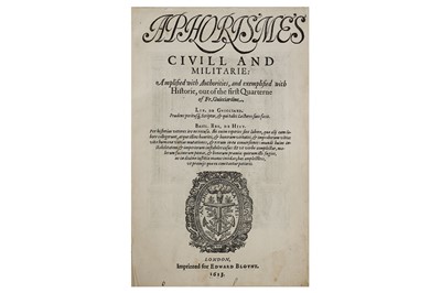 Lot 371 - [Dallington (Sir Robert)] Aphorismes Civill...