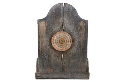 Lot 3 - FOLK ART: A 19TH CENTURY TAVERN DART BOARD the...