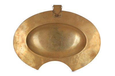 Lot 283 - A 19TH CENTURY BRASS BARBER'S BOWL SHOP SIGN...