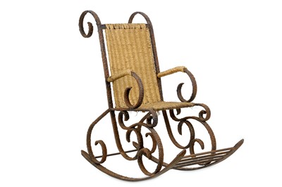 Lot 284 - AN EARLY 20TH CENTURY MINIATURE WROUGHT IRON...