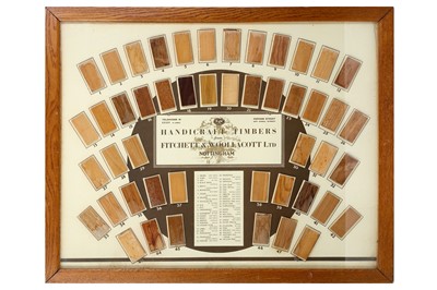 Lot 286 - AN EARLY 20TH CENTURY TIMBER MERCHANT SPECIMEN...