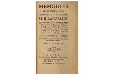 Lot 107 - French Histories.- Lacombe (Jacques)...
