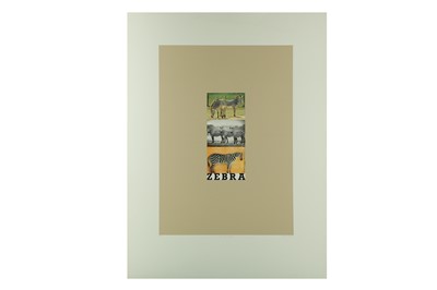 Lot 160 - SIR PETER BLAKE, R.A. (B. 1932) Z is for Zebra...