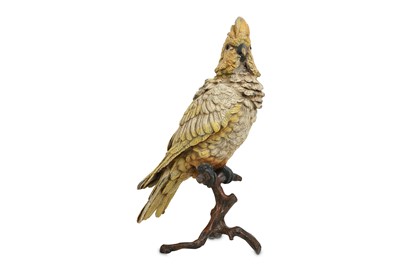 Lot 130 - A 20TH CENTURY COLD PAINTED BRONZE MODEL OF A...