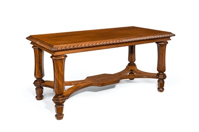 Lot 185 - A FINE 19TH CENTURY MAHOGANY CENTRE TABLE BY...