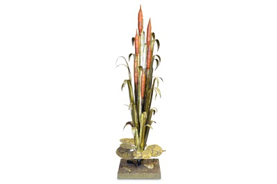 Lot 256 - A  LARGE AND IMPRESSIVE 1970'S GILT METAL...