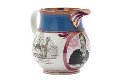 Lot 89 - AN EXTREMELY RARE COMMEMORATIVE PINK AND BLUE...