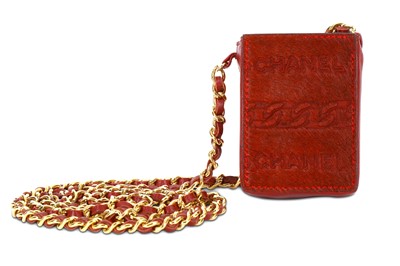 Lot 38 - Chanel Burgundy Pony Skin Cigarette Pouch