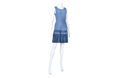 Lot 84 - Alaia Cornflower Blue Dress - size 42