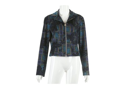 Lot 77 - Christian Lacroix Bazar Blue Jacket - size 40