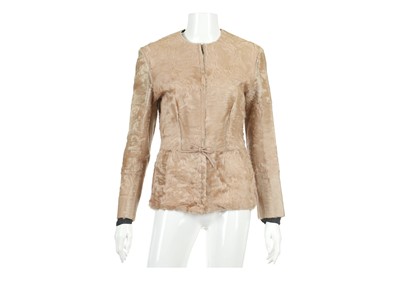 Lot 26 - Tom Ford Gucci Golden Sheared Persian Lamb Jacket