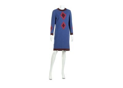 Lot 85 - Yves Saint Laurent Rive Gauche Diamond Dress - size 36