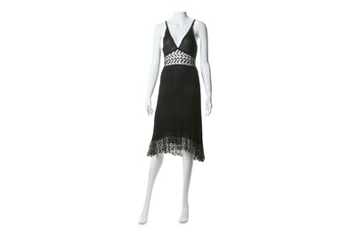 Lot 104 - Chanel Black and Lace dress - size 38