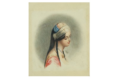 Lot 56 - A PORTRAIT MINIATURE OF TERESA MAKRI, THE MAID...