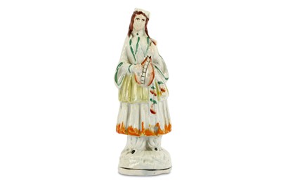 Lot 55 - A STAFFORDSHIRE FIGURE OF THERESA MAKRI, THE...