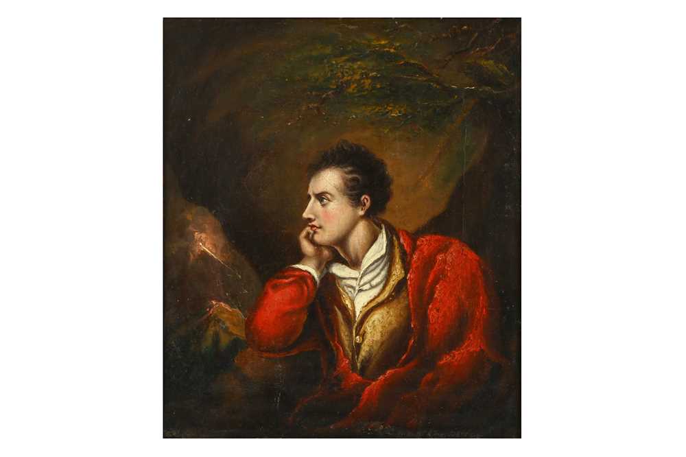 Lot 30 - A PORTRAIT OF LORD BYRON England, 19th century,...