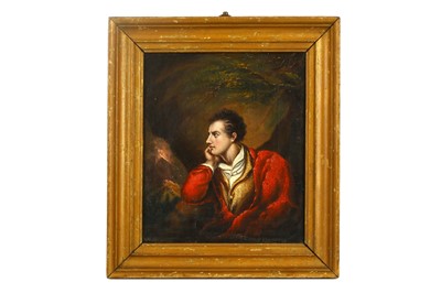 Lot 30 - A PORTRAIT OF LORD BYRON England, 19th century,...