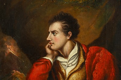 Lot 30 - A PORTRAIT OF LORD BYRON England, 19th century,...