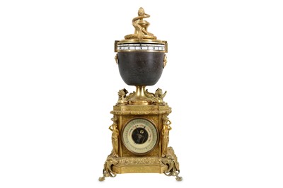 Lot 216 - A 19TH CENTURY AND LATER GILT AND PATINATED...
