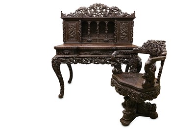 Lot 189 - A FINE LATE 19TH CENTURY MEIJI PERIOD JAPANESE...