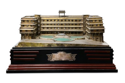 Lot 60 - AN UNUSUAL INDIAN SILVER ARCHITECTURAL MODEL...