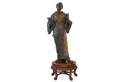 Lot 150 - AN EARLY 20TH CENTURY LIFE-SIZE COLD PAINTED...