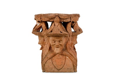 Lot 294 - A LATE 19TH CENTURY SCOTTISH TERRACOTTA BIRD...