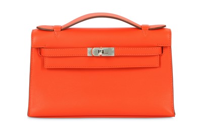 Lot 284 - Hermes Capucine Swift Kelly Pochette